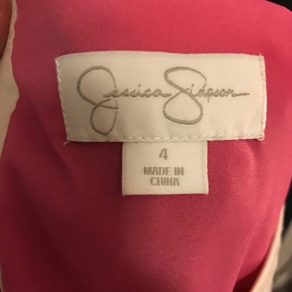 Jessica Simpson Watercolor Dress EUC Size 4 - Picture 6 of 7